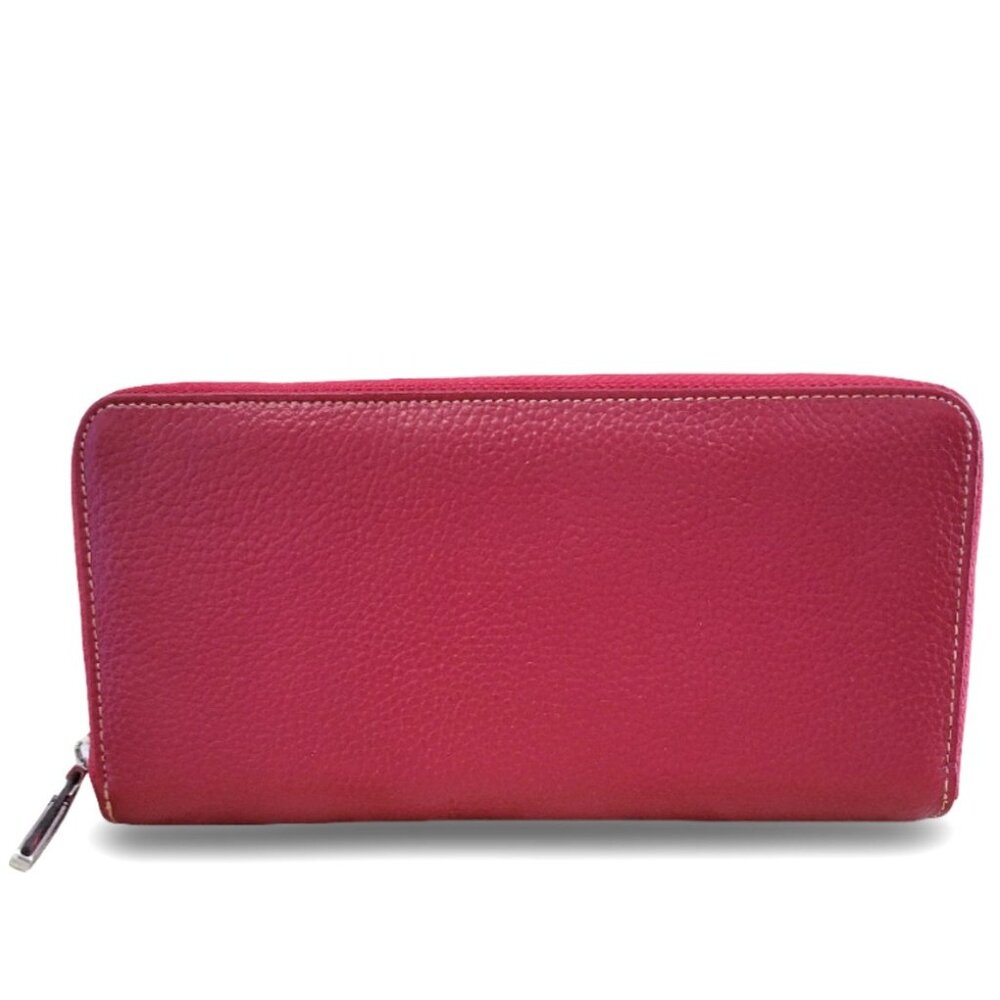 Dante RFID Leather Zip-Around Wallet Wristlet